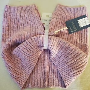 Universal Thread Womens Ribbed Knit Snood Infinity Scarf Neck Warmer, Purple OS